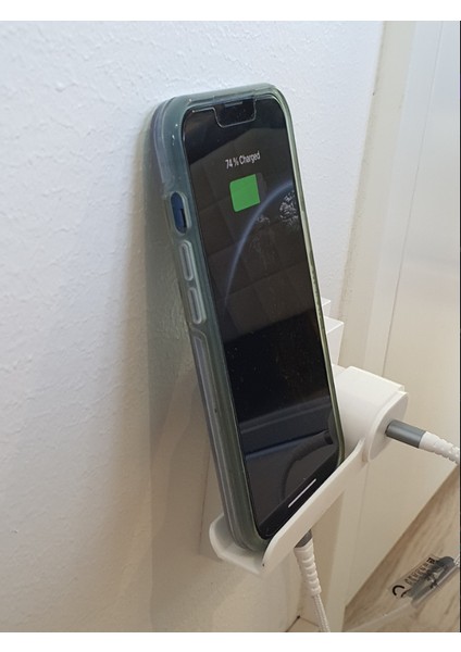 2'li iPhone Telefon Şarj Aleti Tutucu