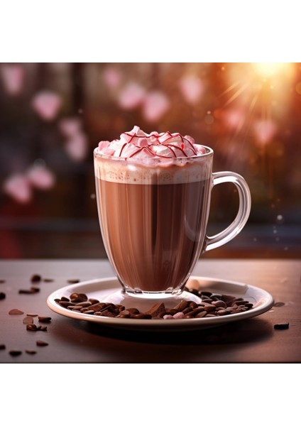 Mim And More Valentine Hot Chocolate - Ahududu ve Çilek Aromalı Sıcak Çikolata 50 gr