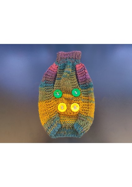 Handpet Rainbow Gerçek El Örmesi Kedi Köpek Kazağı