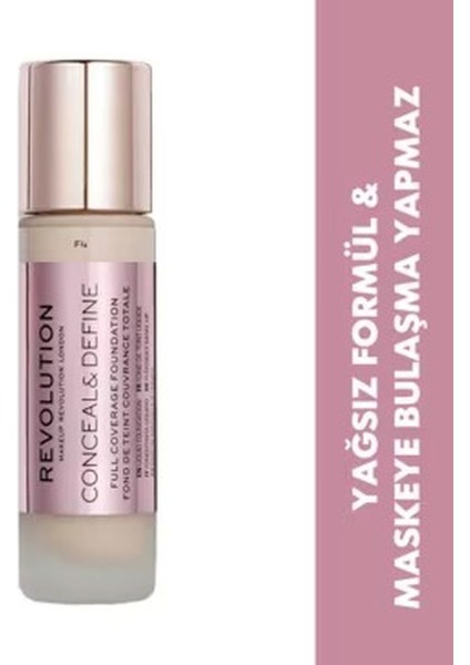 Conceal & Define Fondöten F4
