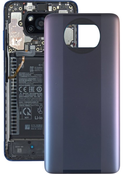 Xiaomi Poco X3 Pro Uyumlu Arka Pil Batarya Kapağı M2102J20SG M2102J20SI