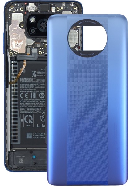 Xiaomi Poco X3 Pro Uyumlu Arka Pil Batarya Kapağı M2102J20SG M2102J20SI