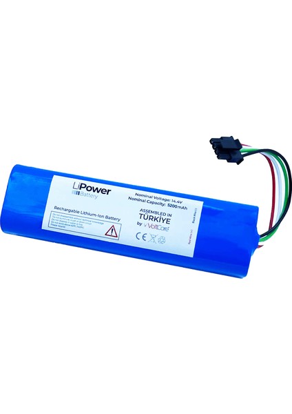 LiPower Dreame D9 ve D9 Max Robot Süpürge Bataryası 5200MAH Pil