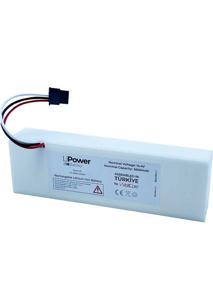 LiPower Viomi SE Süpürge Bataryası 2600mAh Pil