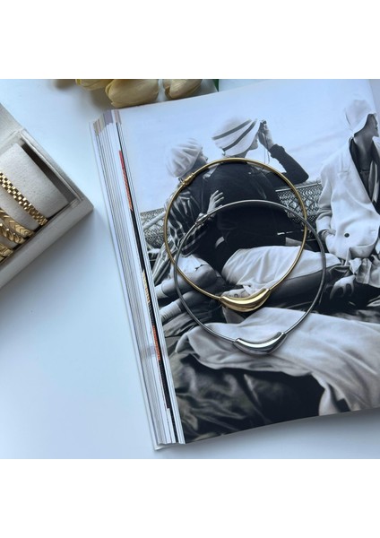 Çelik Gold Vintage Mıknatıslı Kolye fiyatları