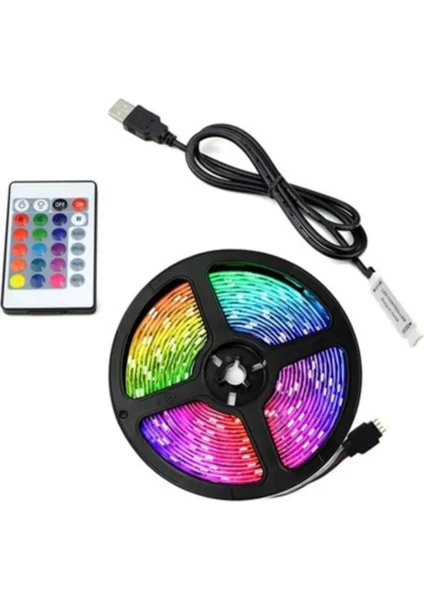 En Güzel Sepetim Rgb Set Şerit LED Tek Çipli ( Kumandalı)