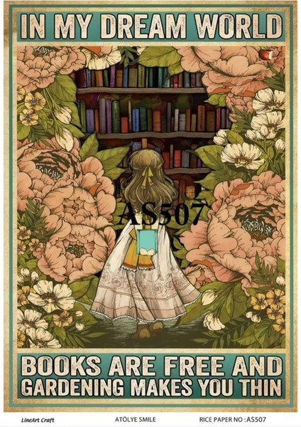 Atölye Smile AS507 Pirinç Dekopaj 30 x 42 cm