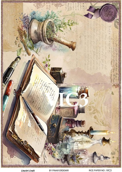 Victorian Serisi Vıc3 Desenli Pirinç Dekopaj 30 x 42 cm