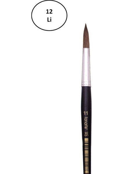 Academy Seri 145 Rötuş Fırçası No:11 12'li fiyatları