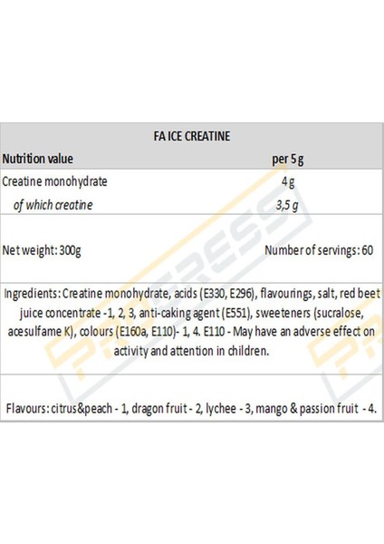 Ice Creatine 300 gr