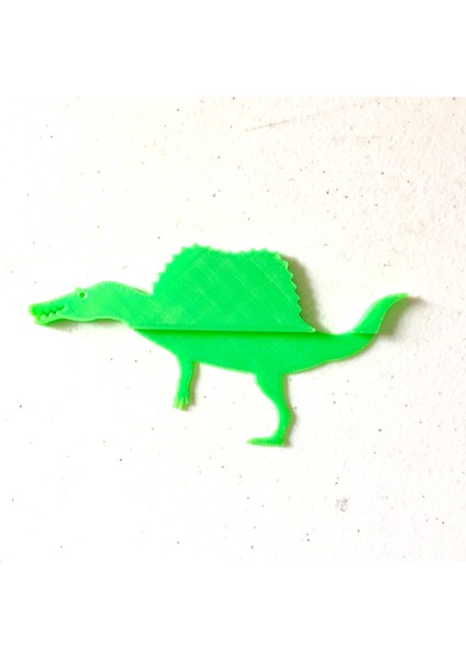 3'lü Spinosaurus Dinozor Şeklinde Kitap Ayracı