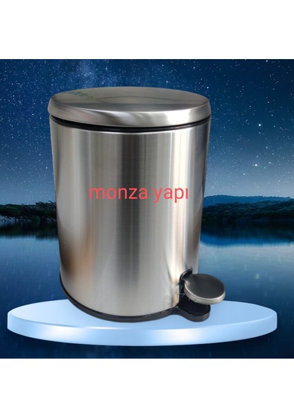 Cigo Çelik Çöp Kovası ve Tuvalet Fırçası Mat