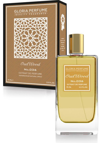 Glorıa Perfume Oud Wood 75 ml Edp Unisex Parfüm