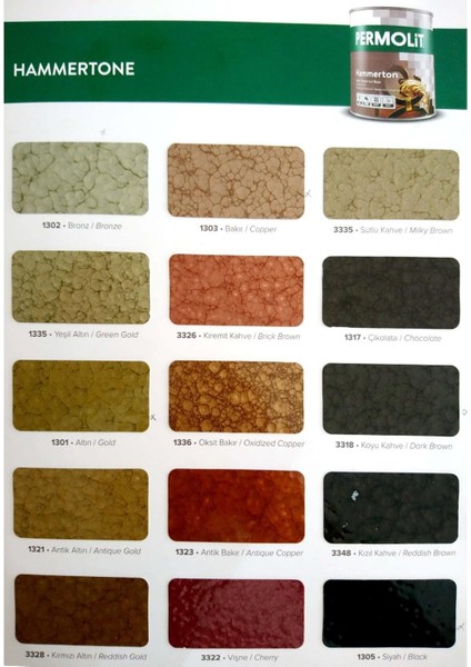 Hammerton Dekoratif Metal Boyası Gri 2.5 Lt.
