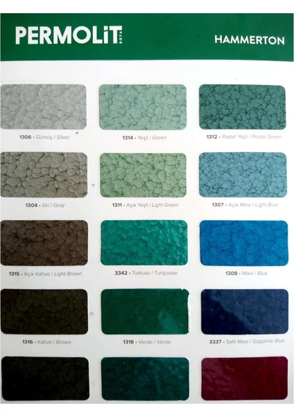 Hammerton Dekoratif Metal Boyası Gri 2.5 Lt.