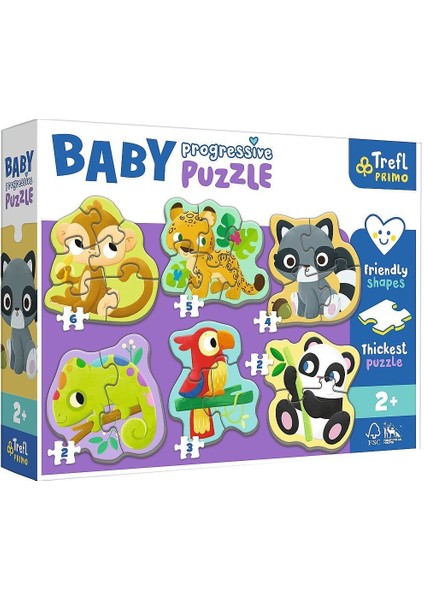 PUZZLE-44005 Egzotik Hayvanlar Baby Puzzle