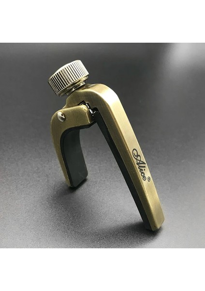 Gümüş Tarzı Alice A007J Ayarlanabilir Rulo Metal Gitar Capo Kelepçe Anahtar Capotrast Akustik Elektro Gitar Ukulele Gümüş Bronz (Yurt Dışından) modelleri