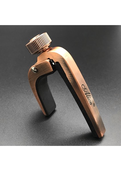 Gümüş Tarzı Alice A007J Ayarlanabilir Rulo Metal Gitar Capo Kelepçe Anahtar Capotrast Akustik Elektro Gitar Ukulele Gümüş Bronz (Yurt Dışından) fırsatları
