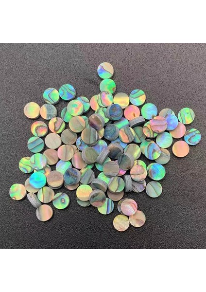 Akçaağaç 3mm X100 Stili *2mm Abalone Shell Gitar Klavye Noktaları Renkli Abalone Beyaz Plast Gülağacı Kakma Nokta Gitar Aksesuarları (Yurt Dışından) modelleri
