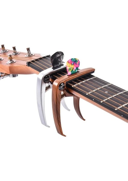 Gül Altın Tarzı Mükemmel Metal Gitar Capo Ayar Klip Gitar Capo Akustik Elektro Gitarlar Için Bas Ukulele Mandolin Banjo Seçtikleri Tutucu (Yurt Dışından) fiyatları