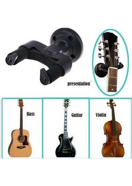 1 Adet Tarzı Kolay Kurulum Elektro Gitar Duvar Askı Tutucu Her Boyut Için Raf Kanca Montaj Standı Gitar Kancası Enstrüman Kancası (Yurt Dışından) fiyatları