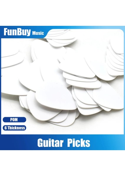 0.46MM Beyaz Stil Lastik Akustik Elektrik Ukulele Gitar Seçtikleri Standart Arabulucular Plectra Plectrum Guitarra Parçaları (Yurt Dışından) fiyatları