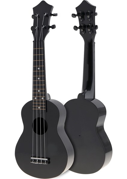 Siyah Stil 21 Inç Soprano Ukulele Renkli Acousttrings Hawaii Gitar Mini Gitar Enstrümanı Çocuklar ve Müzik Yeni Başlayanlar Için (Yurt Dışından)