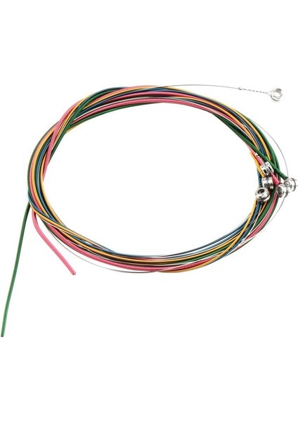 6 Adet 80 Ila 85 cm Stili Et Evrensel Akustik Gitar Dizeleri Müzik Aletleri Için Pirinç Altıgen Çelik Çekirdek Dizeleri Gitar Dizeleri Gitar Parçası (Yurt Dışından)