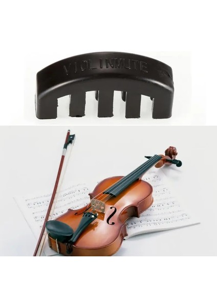 Yeşil Stil Ultra Mute Ağır Keman Susturucu Kauçuk Akustik Keman Mute 360 ​​derece Çevirme Keman Dize Aksesuarı Dayanıklı 3 Renk Tslm1 (Yurt Dışından)