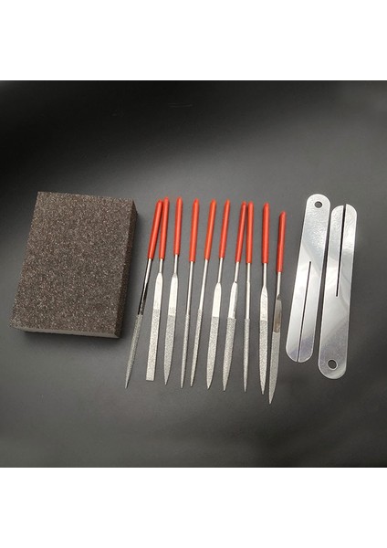 Kit C Stili Gitar Ukulele Perde Tamir Alet Takımı Taşlama Taşı Sünger Perdeler Somun Parlatma Dosyası Luthier Için Set (Yurt Dışından)
