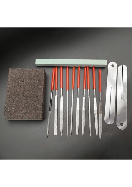 Kit C Stili Gitar Ukulele Perde Tamir Alet Takımı Taşlama Taşı Sünger Perdeler Somun Parlatma Dosyası Luthier Için Set (Yurt Dışından) fiyatları