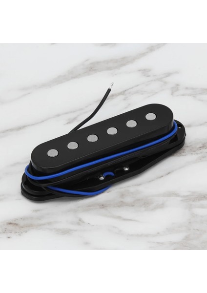 Siyah M Stili Yeni 1 Adet Alnico 5 Gitar Tek Bobinli Pikap, Neckmiddlebridge Manyetik, Whiteblackcream Select (Yurt Dışından)