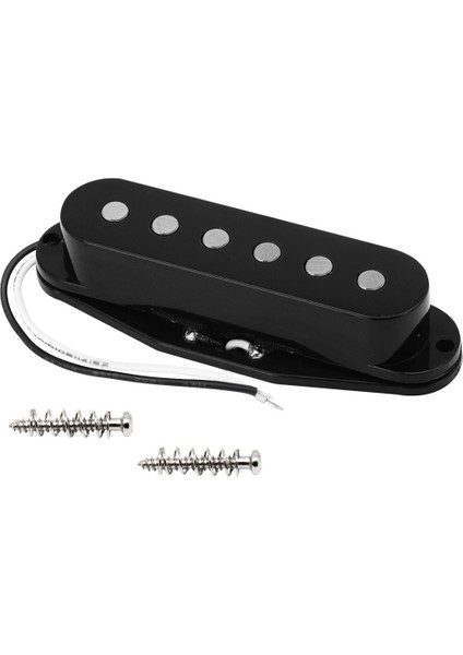 Siyah M Stili Yeni 1 Adet Alnico 5 Gitar Tek Bobinli Pikap, Neckmiddlebridge Manyetik, Whiteblackcream Select (Yurt Dışından)
