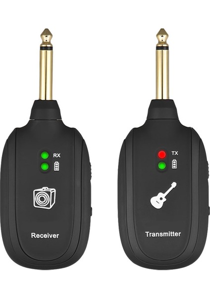 A8 Stili Lekato Ws-10 Kablosuz Gitar Verici Alıcı 2.4g Şarj Edilebilir 6 Kanal 30M Iletim Aralığı Kablosuz Ses Gitar (Yurt Dışından)