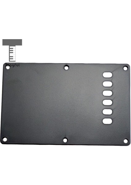 Siyah Stil Ocaster Gitarlar Için 1 Katlı Arka Plaka Arka Tremolo Kapak (Yurt Dışından)