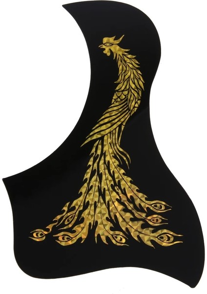 Siyah Stil Gold Phoenix And Dragon Pattern Akustik Gitar Pickguard Pick Guard Sticke Yaylı Enstrümanlar Gitar Parçaları ve Aksesuarları (Yurt Dışından) fırsatları