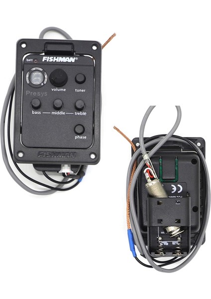 NO.101 Stili En Li Fishman Yama Akustik Gitar Pickuresys Mic ile Blend Beat Board Çift Modlu Preamp Eq Tuner Kula Lr Çanta (Yurt Dışından)