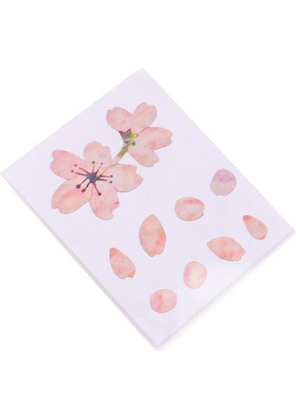 Pembe Stil Kiraz Çiçeği Çiçek Kendinden Yapışkanlı Ukulele Gitar Sticker Bas Kalimba Gitar Sevimli Çıkartmaları Aksesuarları (Yurt Dışından)