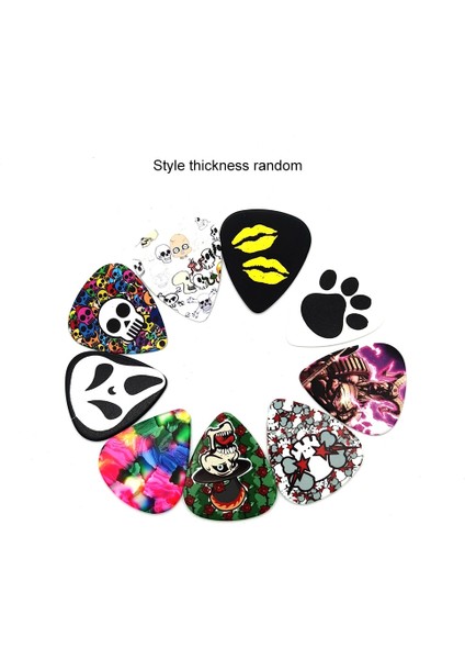 50 Adet Tarzı Gitar Pena Tutucu Setli Müzik Plectrum Kalınlık Utical Instrument Plectrum Mediator (Yurt Dışından) modelleri