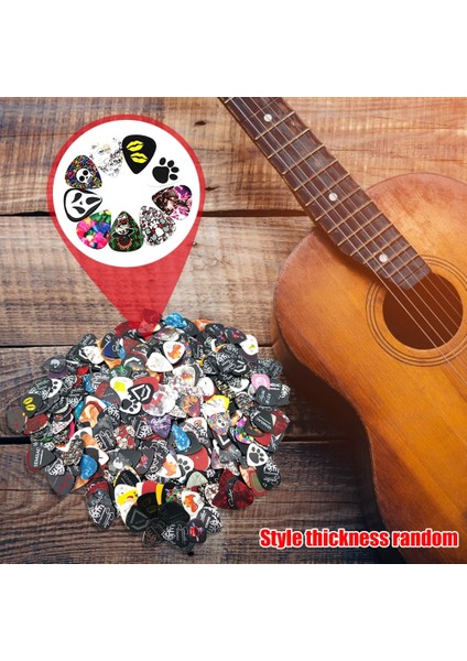 50 Adet Tarzı Gitar Pena Tutucu Setli Müzik Plectrum Kalınlık Utical Instrument Plectrum Mediator (Yurt Dışından) fırsatları