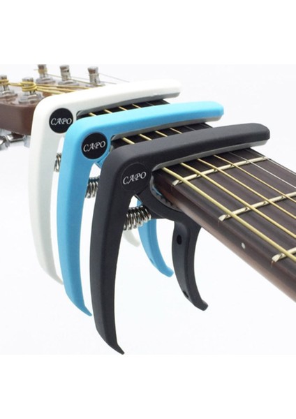 Siyah Stil Plastik Gitar Capo 6 Dize Akustik Klasik Elektro Guitarra Tuning Kelepçe Enstrüman Aksesuarları (Yurt Dışından) fiyatları