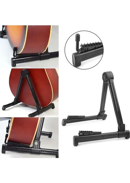 2021 Yeni Evrensel Katlanabilir Gitar Standı Akustik Gitar Elektro Bas Taşınabilir Tripod Dro (Yurt Dışından)