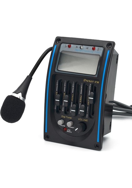 Lc-5 Mikrofonlu Stil Lc-5 5 Bant Akustik Gitar Preamp Eq Ekolayzır Alma Tuner Sistemi Akustik Gitar Için Mikro Telefon Alma ile (Yurt Dışından)