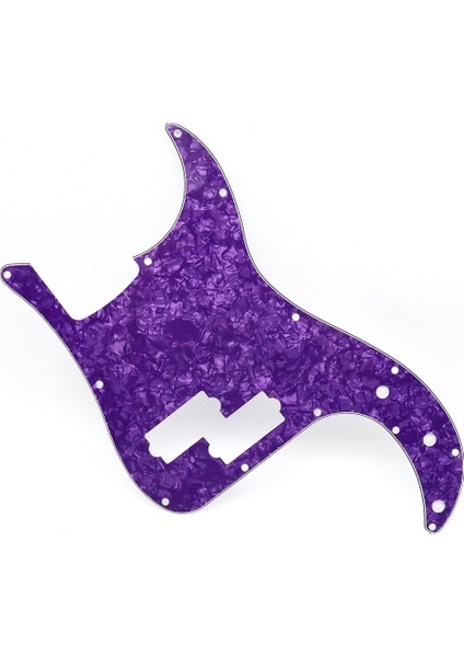 Mor Inci Tarzı 1 Adet Gitar 3 Kat Pickguard Pvc Elektro Gitar Pickguard Kazıma Plakası Hassas Bas Pb Bas Gitar Parçası Delikler (Yurt Dışından)