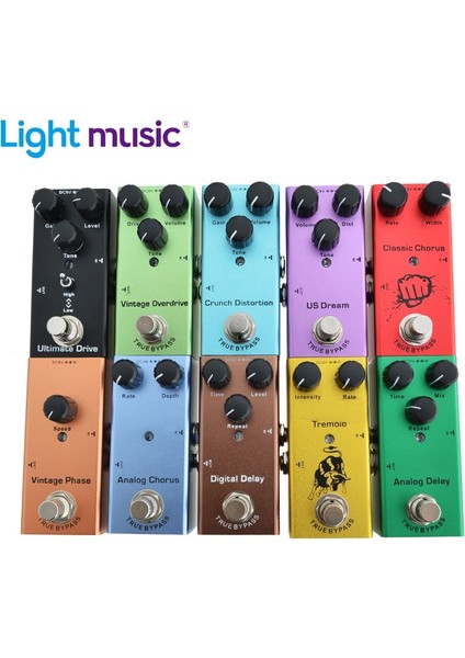 Vintage Overdrive Stili Elektro Gitar Pedalı Vintage Overdriveus Dreamclaorusvintage Phasetremoloanalog Gecikmedijital Gecikmeultimate Drive (Yurt Dışından) fırsatları