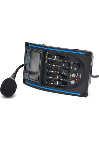 Lc-5 Mikrofonlu Stil Lc-5 5 Bant Akustik Gitar Preamp Eq Ekolayzır Alma Tuner Sistemi Akustik Gitar Için Mikro Telefon Alma ile (Yurt Dışından)
