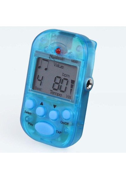 Siyah Stil Gitar Piyano Için M50 Mini Profesyonel LCD Klipsli Dijital Radyo Metronomu (Yurt Dışından)
