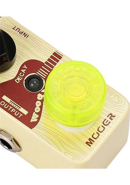 Açık Yeşil Tarzı 1 Parça Şeker Renk Elektro Gitar Efekt Pedalı Şeker Kapak Kapağı Ayak Pedalı Topper Gitar Efekt Pedalı Için Plastik Tamponlar (Yurt Dışından)