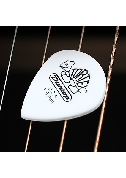 1.14MM Tarzı 6 Adet Dunlop Tortex Beyaz Gitar Seçtikleri Bas Aracı Akustik Elektrik Aksesuarları Claks (Yurt Dışından)