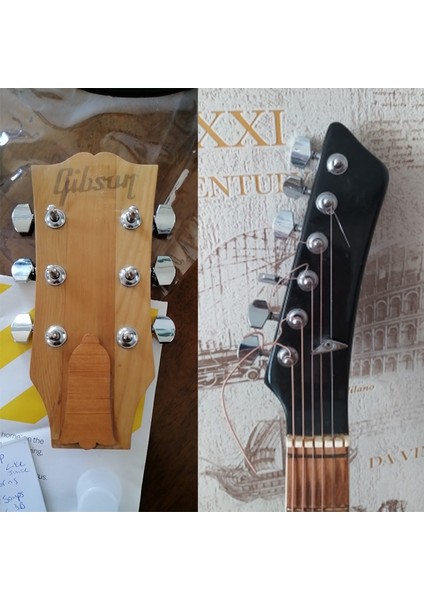 Siyah Stil Gitar Akordu Tuşları Mandal Klasik Gitar Tel Akordu Mandalları Makine Kafaları Akort Aletleri Tuşları Parçaları 3 Sol 3 Sağ Krom Gitar Için (Yurt Dışından) modelleri